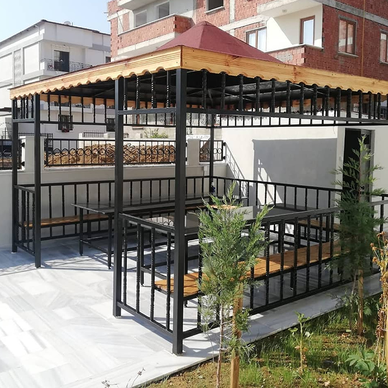 Nevon Ferforje Uygulamaları - Ferforje Demir, Bina Giriş Kapısı, Bahçe Kapısı, Garaj Kapısı, Balkon Korkuluk, Duvar Üstü Korkuluk, Ferforje Mimarisi