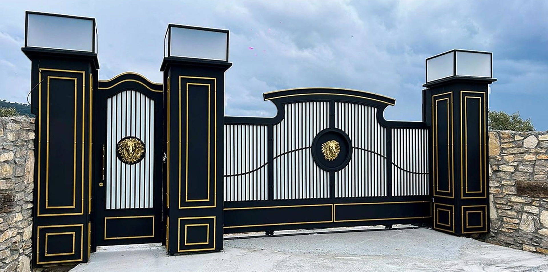 Ferforje Raylı Kapı, Garaj Kapısı, Bina Giriş Kapısı